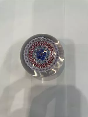 Buy Early 1970's  Baccarat 4 Row Open Concentric  Paperweight,  Signed • 160.08£