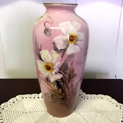 Buy BEAUTIFUL VINTAGE Noritake Nippon Toki Kaisha Bone China Floral Vase SIGNED 8.5  • 37.89£