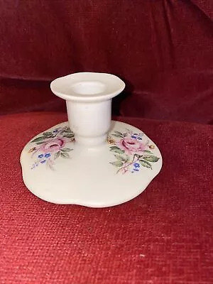 Buy Beautiful Vintage Devon Axe Vale Pottery Candlestick Candle Holder Roses • 6£