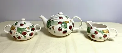 Buy Royal Stafford Wildberry Teapot, Creamer & Sugar Bowl- Made In England • 33.19£