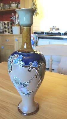 Buy Doulton Lambeth Chine & Raised Detail Vase. • 25£