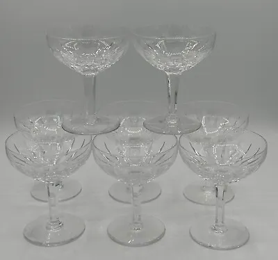 Buy Vintage MCM Stuart England Champagne Glass Set Of 8 Claridge Pattern Retired • 85.24£