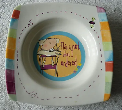 Buy Johnson Brothers Baby Born To Shop Stoneware Bowl 'This Is Not What I Ordered' • 3.50£