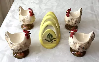 Buy Kitchenalia Vintage Carlton Ware Toast Rack And 4 Other Chicken Egg Cups • 29.99£