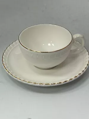 Buy Royal Stafford White Golden Rimmed Decorative Tea Cup & Saucer Dining Set #LH • 3.60£