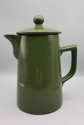Buy Vintage Lovatts Langley Stoneware Green Glazed 1 Pint Coffee POT,stamped To Base • 10£