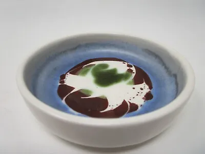 Buy Aviemore Pottery Scotland Trinket Small Dish Beautiful Multi-Color Glaze • 10.44£
