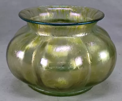 Buy Bohemian Loetz Diana Cisele Iridescent Art Nouveau Glass Vase 4 3/8 Inch Vase • 478.08£
