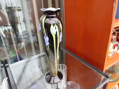 Buy Okra Studio Glass Vase  Morning Glory  Signed Richard Golding • 149.99£
