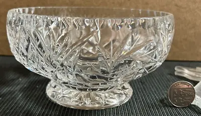 Buy Vintage Cut Glass Bowl, 15cm, (G260) • 16.85£