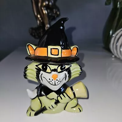 Buy Lorna Bailey Halloween Witch Cat Think Heggerty • 45£