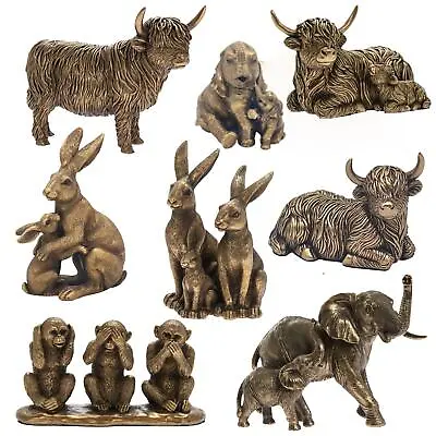 Buy Reflections Bronze Resin Animal Ornament - Choose Design • 21.49£