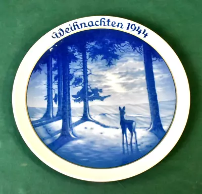 Buy Rosenthal Handmade Plate Weihnachten 1944 Made Germany End Of WW2 Von Willi Hein • 160.34£