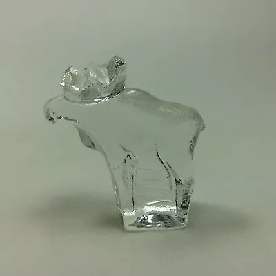 Buy Vintage Glass Figure Paperweight Moose Moss Lindhammar Sweden • 27.80£
