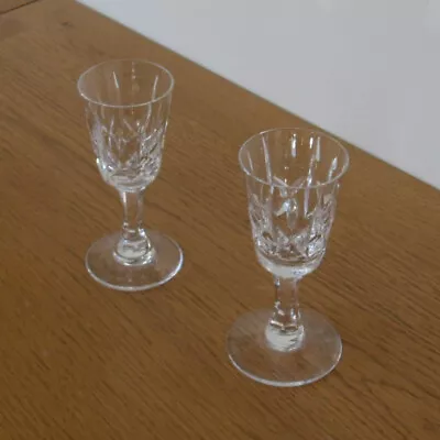 Buy 2 X Signed Royal Brierley Crystal/Cut Liqueur Glasses - 10.5 Cm Tall - VGC • 9.95£
