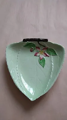 Buy Carlton Ware Apple Blossom Leaf Dish / Plate - Hand Painted - Australian Design • 9.95£