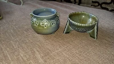 Buy Wade Two Pieces Irish Pottery Cauldron And Three Legged Cauldron • 6£