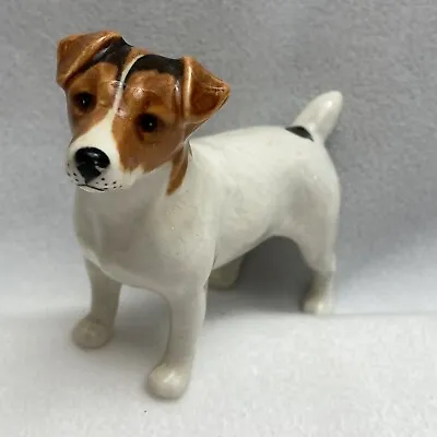 Buy Beswick England Dog Jack Russell Terrier White Brown And Black Vintage • 37.95£