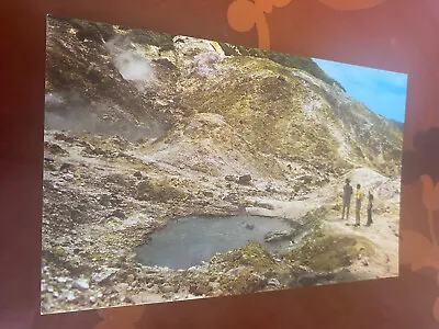 Buy Bubbling Sulphar Pools  Ventine Volcano.St Lucia.  Vintage Colour Postcard260 • 1.20£