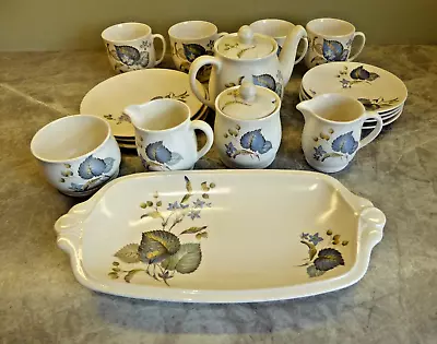 Buy Sylvac Ware Lime Grove -  17 Piece Collection Tea Set - Jug Teapot Serving Plate • 20£