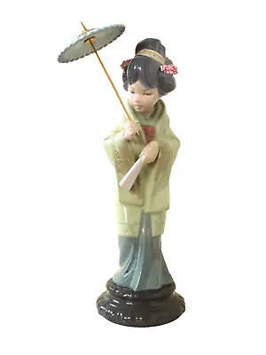 Buy LLADRO Figurine#4988-Japanese Geisha Girl With Parasol- Sombrilla . • 29£
