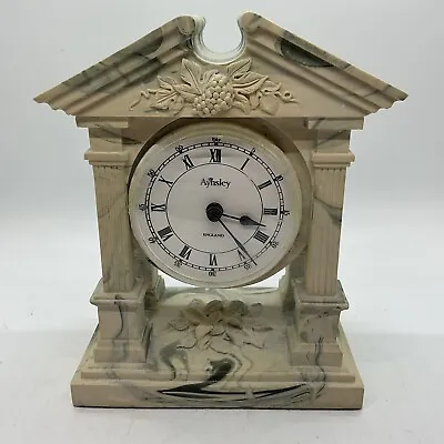 Buy Aynsley Wild Tudor Mantel Clock Fine Bone China Made In England WORKS GREAT! • 26.85£