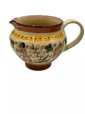 Buy ZIMBABWE Pottery HAND PAINTED SIGNED By Regis Pitcher Story Teller Rural Life • 27.86£