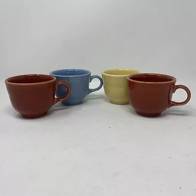 Buy Set Of 4 Homer Laughlin Fiesta Ware Tea Cups. Mulicolored • 19.18£