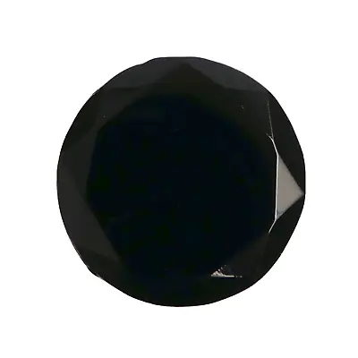 Buy Button Antique - Glass Black - 1930s/1940s - 28 MM - Vintage Glass Button • 12.39£