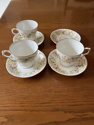 Buy Colclough Hedgerow Bone China Tea Cups And Saucers  • 12£