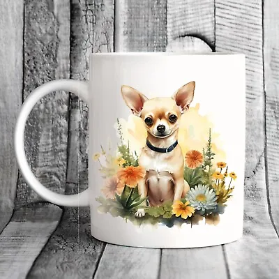 Buy Pet Dog Mug, Watercolour Chihuahua- Ideal Gift, Birthday, Christmas • 7.50£