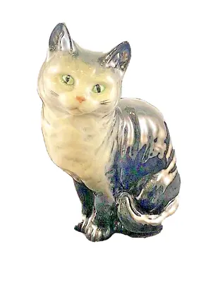 Buy  Beswick Sitting Black And White Cat Head Up Model Number 1030  • 22£