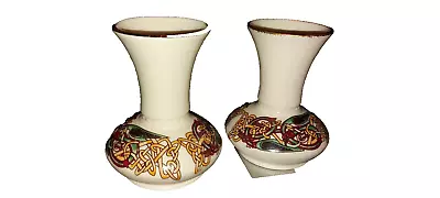 Buy 2 X Collectable Handmade In Galway Ireland Porcelain Vases 3   CRE Irish • 33.60£