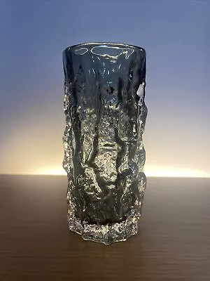 Buy Whitefriars 9689 Baxter Design Pewter Bark Cased Glass Vase  6”/15 Cm Perfect • 69.99£