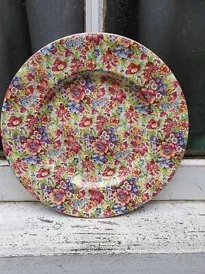 Buy Royal Winton Grimwades England Sunshine Patten Chintz Covered Dinner Plate • 29.95£