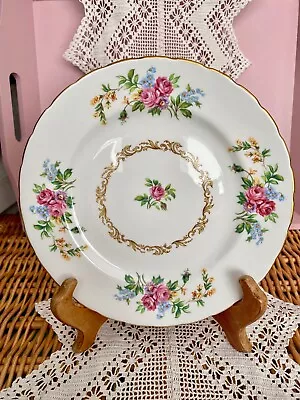 Buy New Chelsea Staffs Bone China Salad / Desert  Plate 8 Inches  Bouquet Flowers • 4.99£