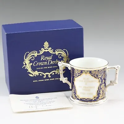 Buy Royal Crown Derby №987 QUEEN ELIZABETH II 40th ANNIVERSARY ACCESSION Lovin... • 138.30£