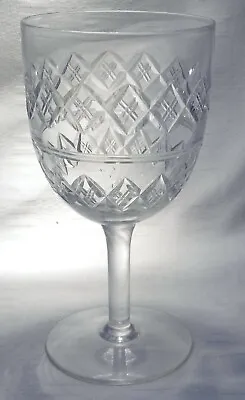 Buy Art Deco Thomas Webb Crystal Large Wine / Water Goblet Glass Wet54..7 Available • 24.99£