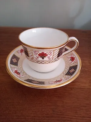 Buy Two ROYAL CROWN DERBY 'DERBY BORDER' CUP AND SAUCER • 5£