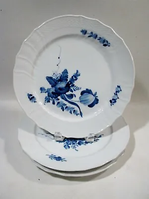 Buy Vtg Royal Copenhagen China Blue Flowers Curved 6 - #622 Salad Plates 8 3/8  • 283.94£