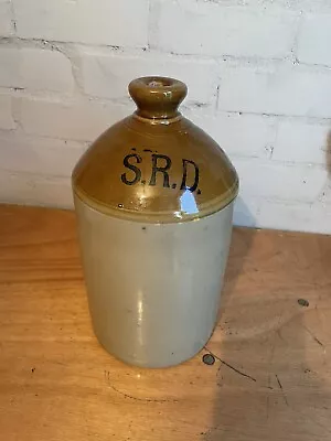 Buy 1944 SRD Pottery Salt Glazed Rum Flagon Bottle • 100£