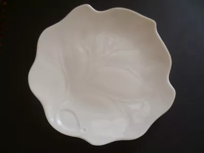 Buy Vintage Ivy Leaf Form Tharaud Limoges Lierre Sauvage White China Plate / Server • 21.75£
