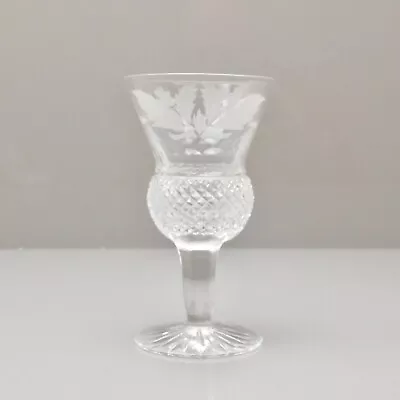 Buy Edinburgh Crystal Thistle Cut Sherry Port Glass 4 1/4  10.8 Cm Tall 1st Quality • 34.99£