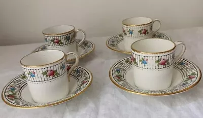 Buy Set 4 Vintage SHELLEY Cups And Saucers Pattern 10802  • 20£