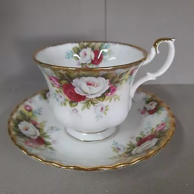 Buy Vintage Royal Albert Celebration Roses Tea Cup And Saucer Duo Set • 10£