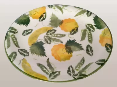 Buy Vintage Poole Pottery Anita Harris Calabash Pea Flower Ceramic Oval Platter • 12.95£