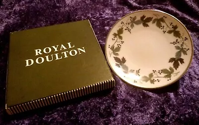 Buy Royal Doulton “Burgundy” T.C.1001 ~BONE CHINA ~ Trinket/Sweet Dish - In Box • 13.45£