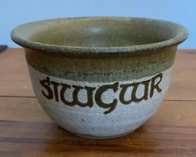 Buy Tregaron Studio Pottery Welsh Language Cymraeg Cumru Wales Siwgwr Sugar Bowl • 29.99£
