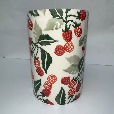 Buy Emma Bridgewater Rare Raspberries Pattern Vase Spongeware Handmade BNWT • 40£