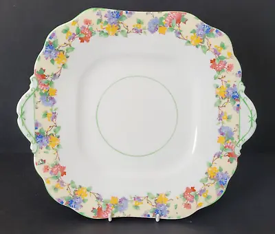 Buy Aynsley  Bone China Floral  Pattern Cake Plate • 10£
